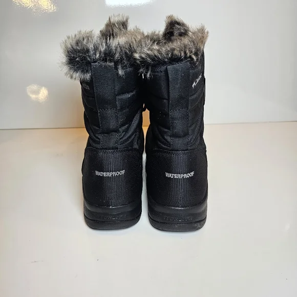 Columbia Women's Black Quilted Winter Boots Size 10.5 - Picture 4 of 11